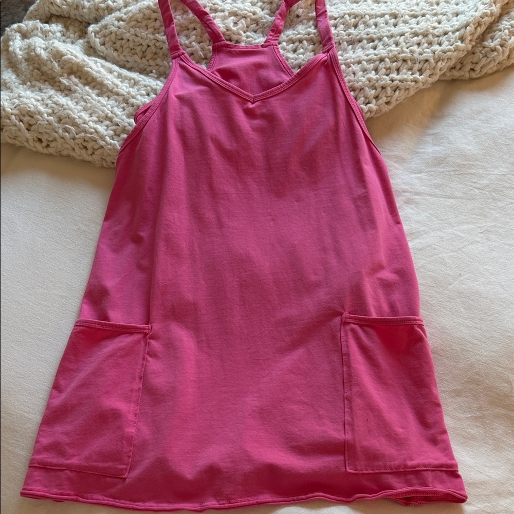 Hot pink romper